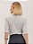 Blusa Zilda Canelada Gola Sport Cinza - Imagem 2