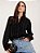Blusa Camila Chifon Preta - Imagem 1