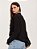 Blusa Camila Chifon Preta - Imagem 2