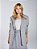 Blazer Geisa Alfaiataria Cinza - Imagem 1