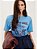 T-shirt Debora Malha Azul - Imagem 1