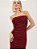 Vestido Ariella Tule Vinho - Imagem 4