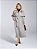Casaco Jamile Trench Coat Alfaiataria Cinza - Imagem 1