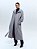 Casaco Jamile Trench Coat Alfaiataria Cinza - Imagem 4