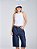 Bermuda Jeans Dalila Reta Azul - Imagem 1