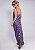Vestido Irene Acetinado Estampado Roxo e Azul - Imagem 10