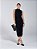 Vestido Selma Malha Trabalhada Preto - Imagem 1