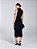 Vestido Selma Malha Trabalhada Preto - Imagem 2