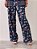 Calça Pijama Vilma Devorê Veludo Estampada Liberty - Imagem 8