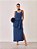 Vestido Luíse Longo Malha Azul - Imagem 7
