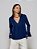 Blusa Belmira Chiffon com Viés Marinho - Imagem 7