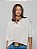 Blusa Carla Tricot Decote com Gola Off White - Imagem 1