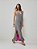 Vestido Marisa Crepe Dupla Face Cinza e Pink - Imagem 3
