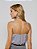 Regata Juliana Chiffon Bordada Cinza - Imagem 2