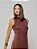 Vestido Leticia Tricot Canelado Marrom - Imagem 3