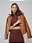 Vestido Leticia Tricot Canelado Marrom - Imagem 4
