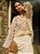 Blusa Lívia Bata Crochet Decote V Creme - Imagem 6