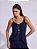 Blusa Melissa Viscose Flamê com Alça Marinho - Imagem 1
