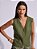 Colete Melissa Rami com Zíper Verde Army - Imagem 3