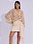 Short Saia Marcia Crepe com Faixa Areia - Imagem 3