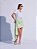 Short Saia Marcia Crepe com Faixa Verde Menta - Imagem 7