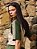 T-shirt Jenifer Malha Raglan Bege e Verde - Imagem 8