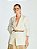 Blazer Sabrine em Alfaiataria Alongado Off White - Imagem 1