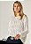 Blusa Josy de Tricot Ponto Crochê Branca - Imagem 3