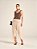Calça Drieli de Chiffon Harem Baggy Pants Bege - Imagem 1