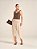 Calça Drieli de Chiffon Harem Baggy Pants Bege - Imagem 3