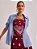 Camisa Sueli de Fio Tinto Crinckle Listrada Azul e Off White - Imagem 3