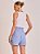Coordenado Ligia de Fio Tinto Crinckle Listrado Azul e Off White - Imagem 6