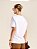 T-shirt Mayra de Malha Estampada Beach Stripes Branca - Imagem 2