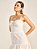 Vestido Longo Eduarda de Laise com Busto Franzido Off White - Imagem 4