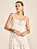 Vestido Longo Eduarda de Laise com Busto Franzido Off White - Imagem 5