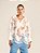 Blusa Bata Lívia de Renda Bordada Decote V Off White - Imagem 1