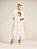 Saia Midi Lila de Renda Bordada Ampla Off White - Imagem 4