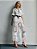 Saia Midi Lila de Renda Bordada Ampla Off White - Imagem 6