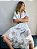 Saia Midi Lila de Renda Bordada Ampla Off White - Imagem 9