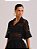 Blusa Bata Lidia de Renda Decote V Preta - Imagem 3