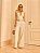 Calça Francieli de Crochê Reta Off White - Imagem 6
