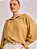 Camisa Malu de Linho em Viscose com Vivo Caramelo - Imagem 3