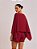 Conjunto Luiza de Crepe Amplo Vinho - Imagem 2