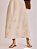 Saia Longa Kemily de Linho Puro Godê com Barrado Bege - Imagem 5