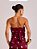 Top Valeria Acetinado Estampado Vinho - Imagem 2