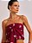 Top Valeria Acetinado Estampado Vinho - Imagem 4