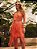 Vestido Curto Margo de Crepe em Alfaiataria Estampado Laranja - Imagem 9