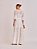 Vestido Midi Juliana com Recortes e Bordado Off White - Imagem 2