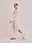 Vestido Midi Juliana com Recortes e Bordado Off White - Imagem 3