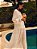 Vestido Midi Juliana com Recortes e Bordado Off White - Imagem 7